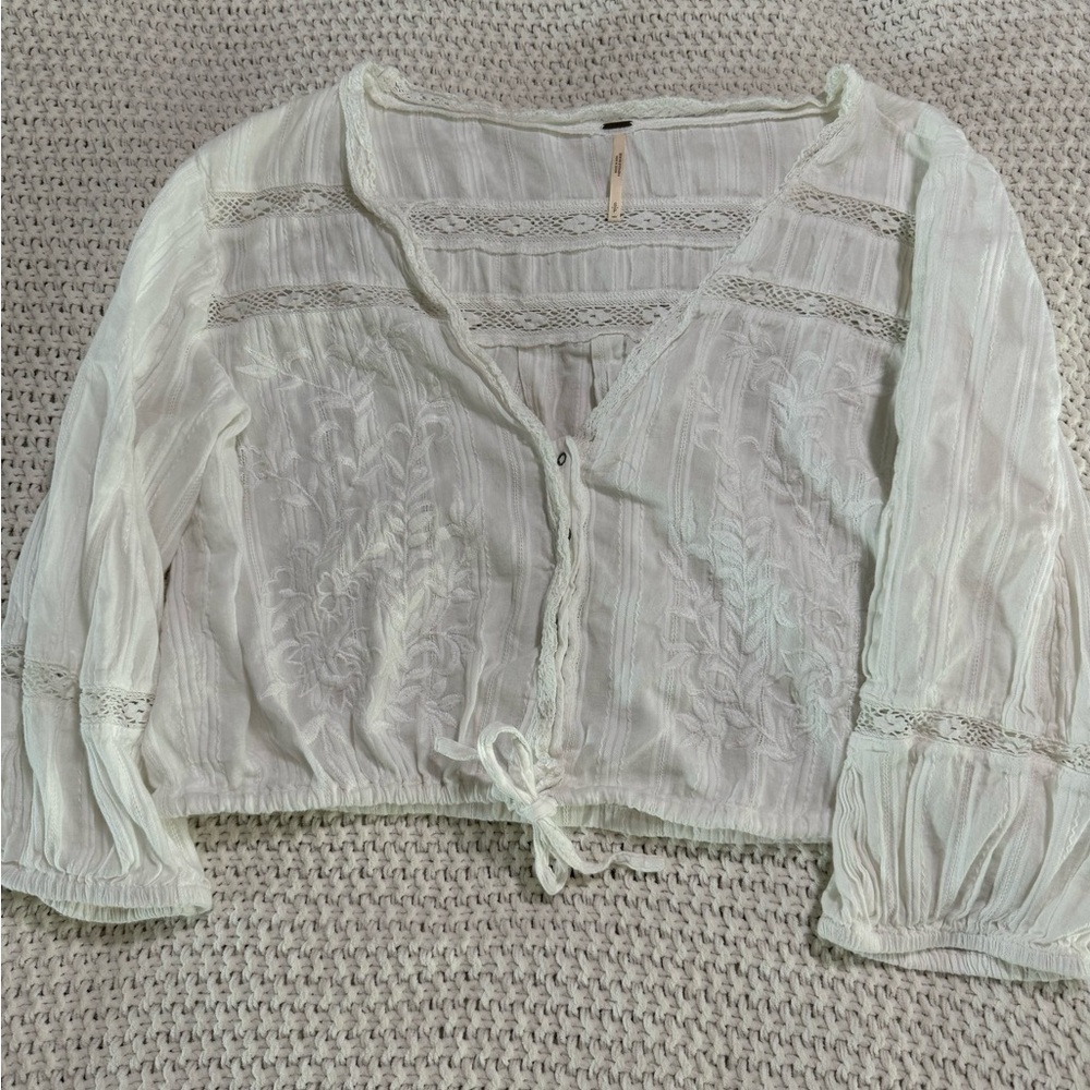 Boho Free People cropped top